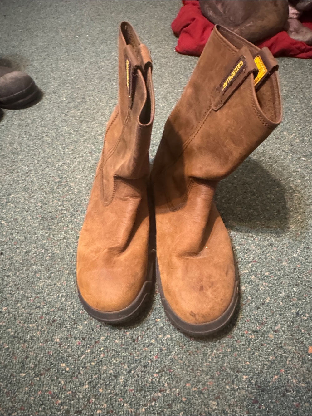 Carhartt Tan/Brown Pull-On Work Boots
